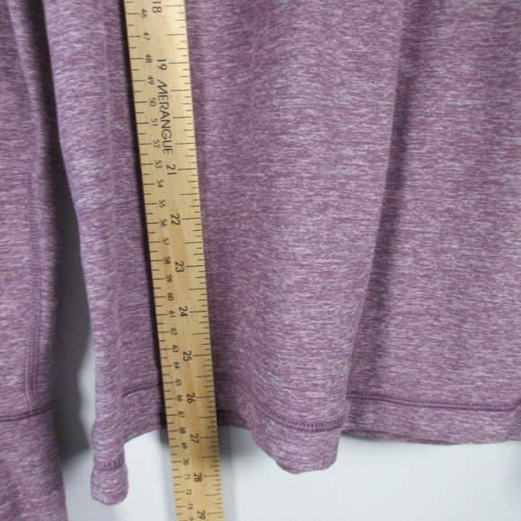Lululemon Full Tilt 1/2 Zip Pullover Long Sleeve Top Women 8 Purple 358 - Picture 9 of 15